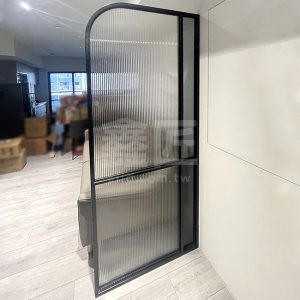 黑框圓弧造型屏風WSP299