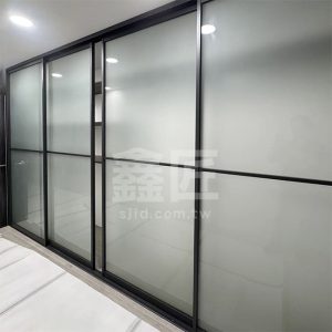 地軌式鋁框拉門WSP349