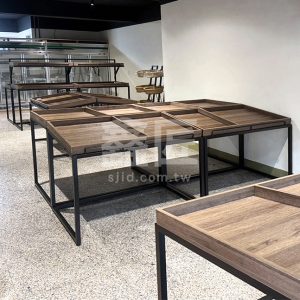 簡約黑框斜面單層蔬果架