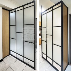 複合式L型鋁框屏風(玻璃/洞洞板)WSP360