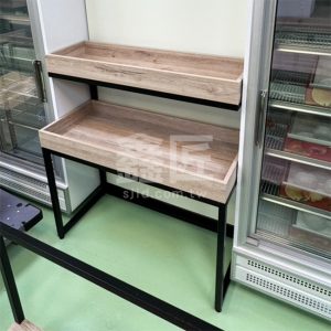 小型簡約雙層蔬果陳列架