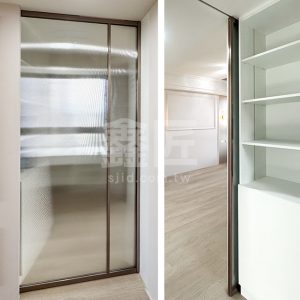 隱藏式鋁框拉門WSP375