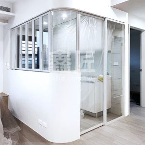 特製弧形鋁框折疊窗WSP379