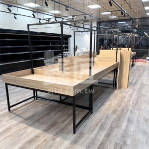 平面蔬果展示陳列架(ㄇ字桿)