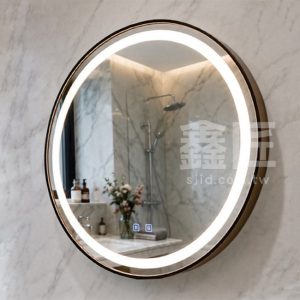 智能鋁框圓鏡(三款)