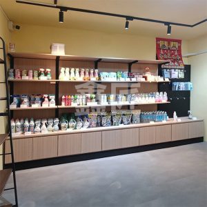 黑框木背板壁面底櫃層板架