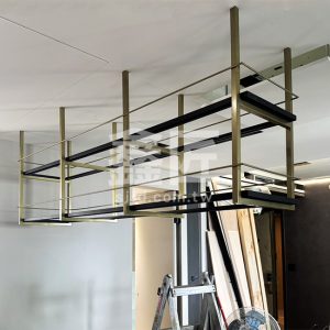雙層雙色造型吊杯架